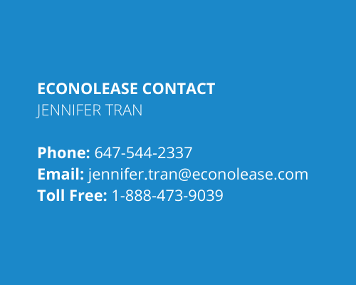 ECONOLEASE CONTACT (4) equipment financing contact PACKPRO